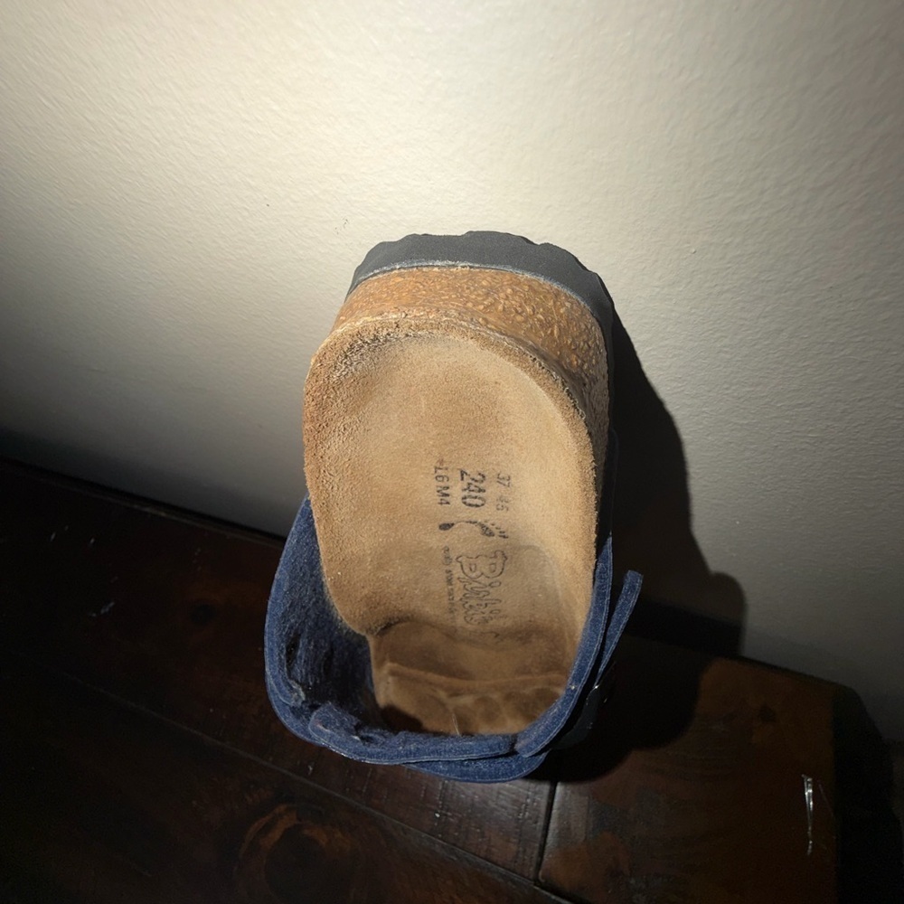 Birkenstock Dark Blue Leather Footwear - Picture 14 of 14